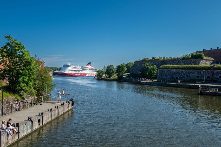 Suomenlinnan merinäkymää