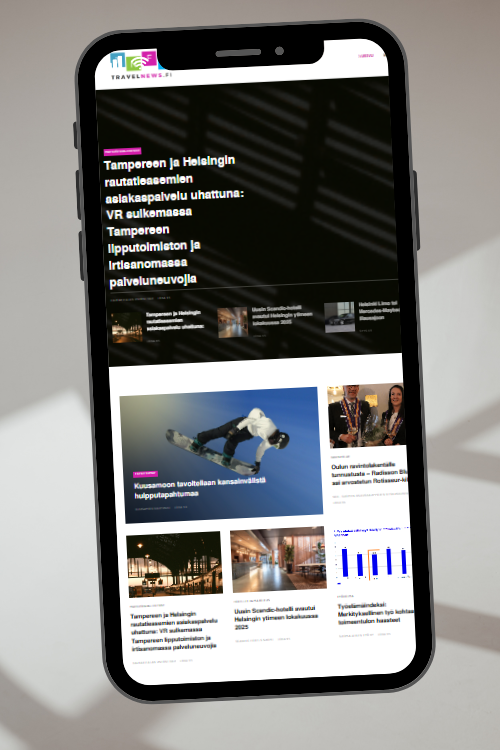 travelnews.fi mobiilissa